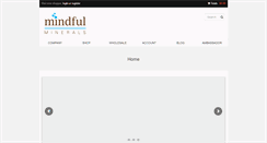 Desktop Screenshot of mindfulminerals.com