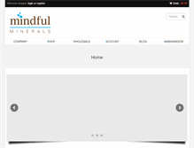 Tablet Screenshot of mindfulminerals.com